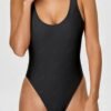 best High Cut Backless Swimsuit - MULTI M